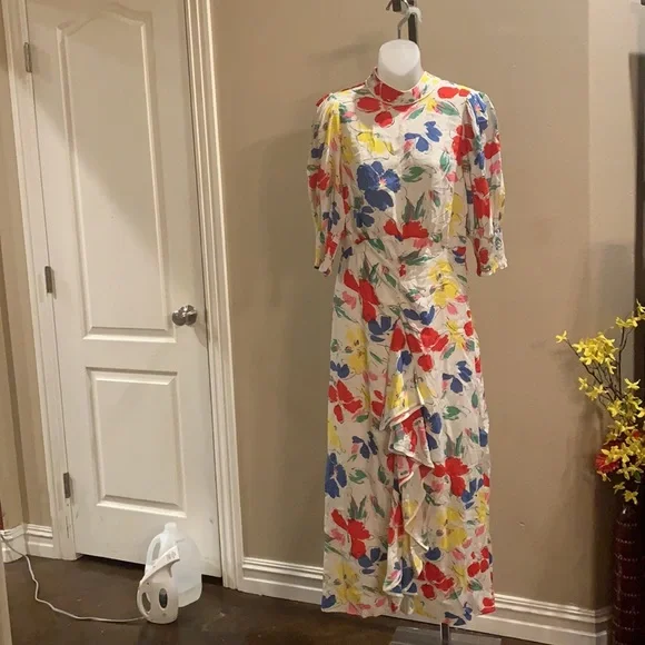 RIXO x Target Mock turtle neck floral dress - Picture 4 of 4